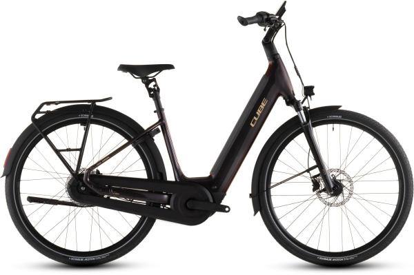 Cube Supreme Hybrid Comfort Pro 600 solareclipse'n'gold Gr&ouml;&szlig;e: Easy Entry 42 cm