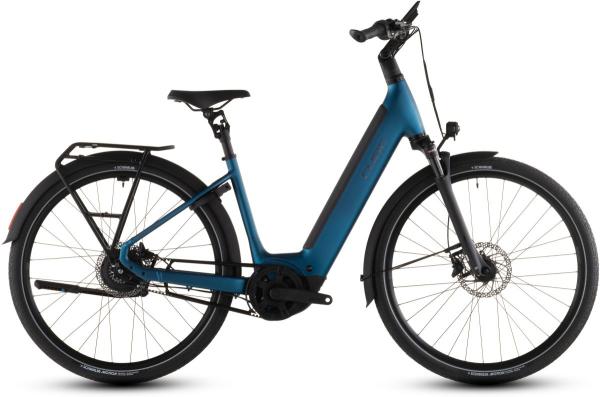Cube Supreme Hybrid Deluxe Pro 600 electricblue'n'chrome Gr&ouml;&szlig;e: Easy Entry 46 cm