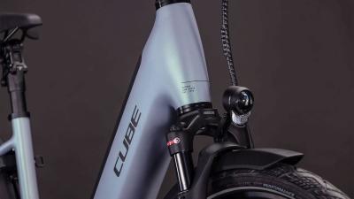 Cube Supreme Hybrid Deluxe SLX 600 seagrey'n'black Gr&ouml;&szlig;e: Easy Entry 54 cm Produktbild 6