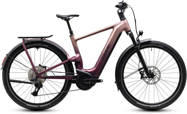 Cube Nuride Hybrid ONE11 HPC SLX 800 mauve'n'black Gr&ouml;&szlig;e: 58 cm