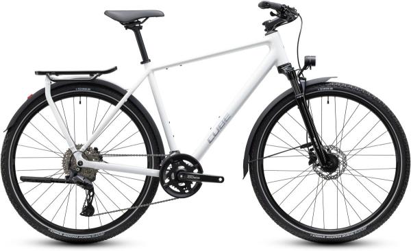 Cube Kathmandu Pro metallicwhite'n'chrome Gr&ouml;&szlig;e: 54 cm
