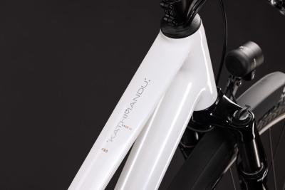 Cube Kathmandu Pro metallicwhite'n'chrome Gr&ouml;&szlig;e: Trapeze 50 cm Produktbild 1
